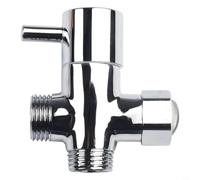 Solution sophistiquée de dérivation à 3 voies avec une élégante finition chromée et une composition en métal pour plus de longévité