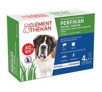 Solution spot-on antiparasitaire - CLEMENT THEKAN - Perfikan - Très grands chiens 40-60 kg - 4 pipettes 4x6,6 ml -