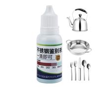 Solution Test Acier ydable | 15 ml Électrique Portable Compact Précis,Kit Test,Pour Cuisine Restaurant Vaisselle Ustensiles Sanitaires Détection Métaux