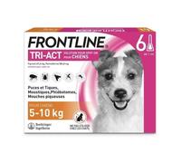 FRONTLINE tri-act Chiens de 5 à 10 kg 6 pipettes
