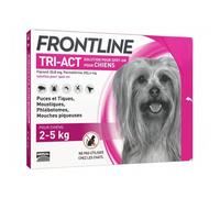 Frontline Tri-Act Chiens XS 2-5 kg 6 Pipettes