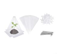 Solutions de couverture de plantes en PVC pour la protection contre le gel et les parasites toute l'année (40 pièces)
