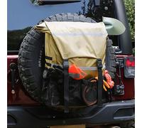 Solutions de stockage de pneus de secours pour véhicules tout-terrain : housses robustes et sacs multifonctions (78 L) (kaki)