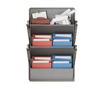 Solutions D'organisation Pour Chaussures RV | Porte Avec Poches Profondes 3 Couches - Organisateur Mural Vertical Pour Buanderie Entrée Chambre Salle De Bains Cuisine Cabinet Dortoir