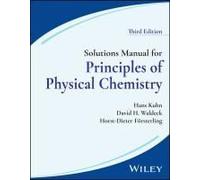 Solutions Manual For Principles Of Physical Chemistry, 3rd Edition
