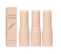 SOLUTIONS SILICONE SCAR Stick, applicateur de massage manuel pour le visage et le corps, apaisant et hydratant le traitement de la cicatrice pour les cicatrices anciennes et nouvelles (3PACK)