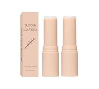 SOLUTIONS SILICONE SCAR Stick, applicateur de massage manuel pour le visage et le corps, apaisant et hydratant le traitement de la cicatrice pour les cicatrices anciennes et nouvelles (2PACK)