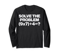 Solve The Problem Math 67 Meme 6 7 Costume Enfants Garçons Jeunes Manche Longue