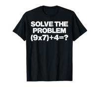 Solve The Problem Math 67 Meme 6 7 Costume Enfants Garçons Jeunes T-Shirt