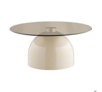 Solveig table basse Ø70cm beige, gris.