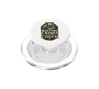 Solving Crimes from My Couch Enqueteur Vrai Crime PopSockets PopGrip pour MagSafe