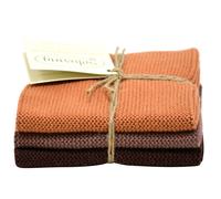 Solwang Chiffon Chocolat Combo 3 Chiffons Tricotés Lingettes Chiffons