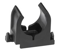 SOMA Clip de tuyau en plastique, noir, 20 mm, lot de 30, collier de serrage