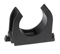 SOMA Clip de tuyau en plastique, noir, 32 mm, lot de 60, collier de serrage