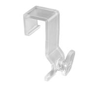SOMA Lot de 10 crochets de fenêtre transparents de 17 mm pour décoration - Sans colle - Sans vis