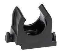 SOMA Lot de 20 clips de serrage en plastique noir - 10 mm - Résistant aux UV