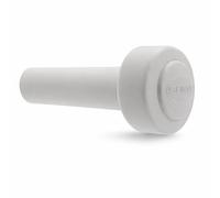 SOMA Lot de 4 crochets muraux - Blanc - Montage à vis avec vis et chevilles + capuchons - Plastique renforcé de fibre de verre résistant aux UV et hydrolyse - Pour l'intérieur et l'extérieur (4, blanc