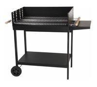 Barbecue à charbon de bois à double grilles Noir 106 x 52 x 92 cm
