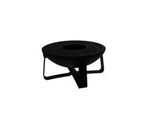 Somagic BRASERO CUVE Fonte EMAILEE DIAM 52CM, Noir