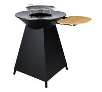 Somagic Brasero de Cuisson au Charbon avec Plaque en Fonte émaillée, sur Pieds, Foyer Horizontal, jusqu'à 20 Couverts - Fonctionnel et Facile à Utiliser