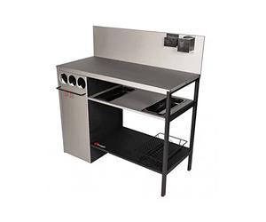 Somagic DES12 - Cuisine d'été en acier 110,5 x 53,5 x 113 cm