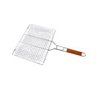 SOMAGIC-Grille panier double rectangulaire Somagic en acier chromé - 40 x 30 cm