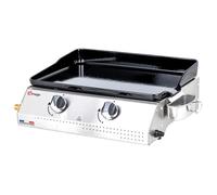Somagic Barbecues Plancha à gaz Vera 200 avec cuve en inox Gris clair G