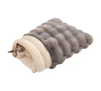 SOMAHE Cozy Cat Sac de couchage 4 en 1 fonction pour blottisser, couverture douce, chaude et lavable (petits chats) Gris grotte 53,3 x 43,2 cm