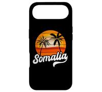 Somalie Coucher de Soleil Palmiers rétro Plage Coque pour iPhone Air