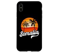 Somalie Coucher de Soleil Palmiers rétro Plage Coque pour iPhone XS Max