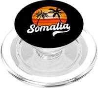 Somalie Coucher de Soleil Palmiers rétro Plage PopSockets PopGrip pour MagSafe