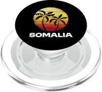 Somalie Rétro Coucher De Soleil Palmiers Vintage Somalie Design PopSockets PopGrip pour MagSafe
