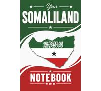 Somaliland Notebook-Paperback: 6 x 9 College Ruled Notebook Featuring a Somaliland Map Design in National Colors | 200 Pages