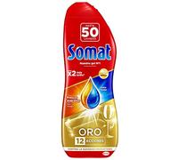 Somat Excellence Gel Fraîcheur Anti-Odeur (50 lavages), détergent lave-vaisselle dégraissant, lave-vaisselle liquide automatique en bouteille, savon à vaisselle au vinaigre anti-odeur