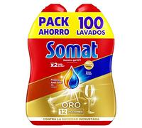 Somat Excellence Gel Frescor Anti-Olor (100 lavages), détergent lave-vaisselle dégraissant, lave-vaisselle liquide automatique en bouteille, savon pour vaisselle avec vinaigre