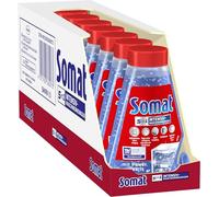 SOMAT Nettoyant intensif 5 en 1 pour machine (8 x 250 ml), nettoyant pour lave-vaisselle liquide pour un nettoyage en profondeur, avec fonction de détartrage pour une propreté hygiénique et une plus