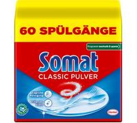 Somat Poudre classique, opvaskemaskinerens til daglig rengøring, fjerner de mest genstridige pletter ved hver vaskecyklus, skånsomt for miljøet, 1 x 960 g