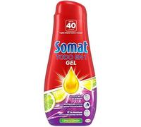 Somat Tout en 1 Gel Lave-Vaisselle Lime et Citron 40 Lavages (720ml)