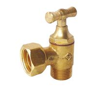 SOMATHERM 153-17 Robinet de Chasse équerre m12/17-laiton Brut, Gris