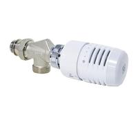 Somatherm - Corps de robinet + tête thermostatique - Tête thermostatique VT 0,38 + Corps équerre inversée Mâle 3/4 EK et Femelle 1/2" (15/21) - Somatherm