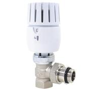 Somatherm - Corps de robinet + tête thermostatique - Tête thermostatique VT 0,56 + Corps thermostatique équerre Femelle 3/4" (20/27) -