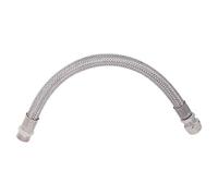 SOMATHERM FOR YOU, Flexible sanitaire 300mm, raccord bicône pour tube cuivre Ø12mm, mâle 1/2", EPDM tressé acier inox, laiton nickelé, norme ACS, certifié QB, souple et durable