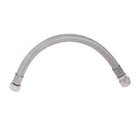 SOMATHERM Flexible Sanitaire en Inox ACS DN8 - Debit Standard - L 30cm - Raccord bicone pour Tube cuivre O 12 - Femelle droit - Axis