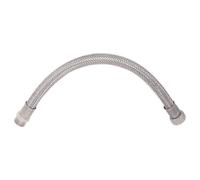 SOMATHERM Flexible Sanitaire en Inox ACS DN8 - Débit Standard - L 50cm - Mâle droit 1/2 - Femelle droit - Ecrou Tournant 3/8