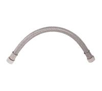 SOMATHERM Flexible Sanitaire inox - L 80cm - Femelle droit ecrou tournant 3/8 - Femelle 1/2