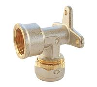 SOMATHERM FOR YOU 4747-20-15S Applique murale à compression pour tube MulticoucheØ20 Femelle 15/21 (1/2'')Permet de raccorder un tube multicoucheØ20 par simple vissage à un écrou sans outil spécifique