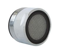 SOMATHERM FOR YOU, Aérateur chromé mâle 28/100 pour robinetterie - Améliorez le confort d'utilisation de votre robinet avec cet accessoire en gris/argent pour eau chaude et froide