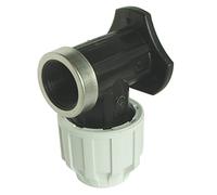 SOMATHERM FOR YOU - Applique murale Plastique pour tube PE D20 - F15/21- Serrage extérieur