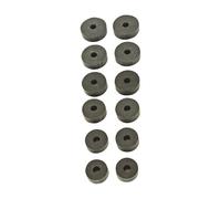 SOMATHERM FOR YOU, Assortiment de 12 clapets percés en caoutchouc Ø12 à Ø17 mm pour étanchéité de robinet, adapté à l'eau froide et chaude jusqu'à 100°C, -20°C à 100°C