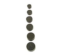 SOMATHERM FOR YOU, Assortiment de 6 clapets pleins en caoutchouc Ø10 à Ø17 mm - Étanchéité pour robinets - Température d'utilisation de -20°C à 100°C - Eau froide et chaude